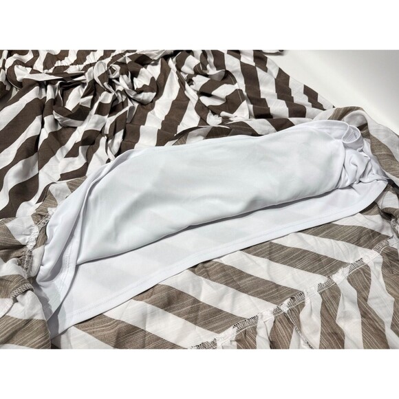 NWT $119.95 Lane Bryant Blouson Sleeve Ruffle Hem Midi Dress Women's Size 24 - Picture 11 of 16